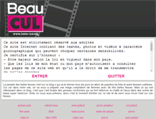 Tablet Screenshot of beau-cul.org
